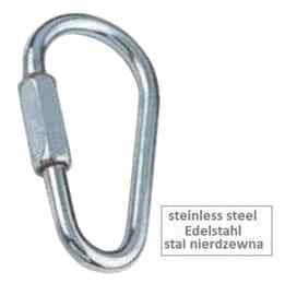 4071-8961 Karabińczyk INOX z nakrętką zabezpieczającą gruszkowaty 1.jpg