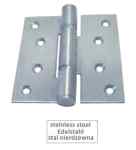 Zawias INOX A4, wersja ciężka, nierdzewny, kwasoodporny