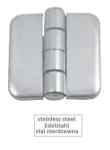 Zawias INOX A4, maskowany, kryty, kwasoodporny, osłona nakładana