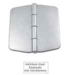 Zawias INOX A4, maskowany, kryty, nierdzewny, kwasoodporny, osłona wsuwana