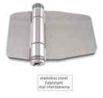 Zawias INOX A4, maskowany, kryty, nierdzewny, kwasoodporny, z zatrzaskową pokrywą