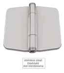 Zawias INOX A4, maskowany, kryty, nierdzewny, kwasoodporny, z zatrzaskową pokrywą