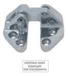 Zawias do drzwi uchylnych, INOX A4, nierdzewny, kwasoodporny