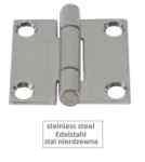 Zawias INOX, nierdzewny