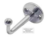 Hak, haczyk, wieszak, INOX A2