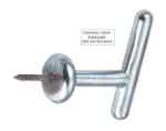 Hak, haczyk, wieszak, INOX A2