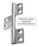 Zawias trzyczęściowy INOX A4