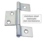 Zawias INOX, trzyczęściowy