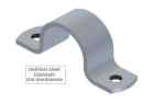 Obejma do rur INOX DIN 1593, stal nierdzewna A2-AISI304