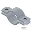 Obejma do rur INOX DIN 3567 A, stal nierdzewna