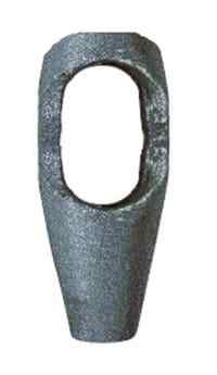 Końcówka stożkowa do lin DIN 83313, forma A, ucho 1