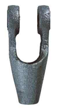 Końcówka stożkowa do lin DIN 83313, forma B, widełki 1