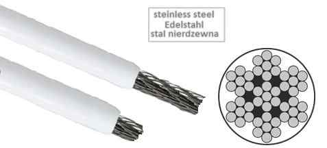 Lina 7x7 otulina biała  INOX stal nierdzewna 1.jpg